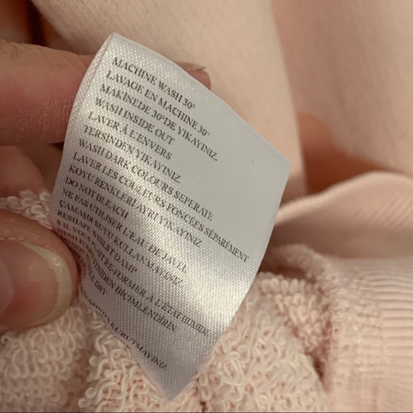 ZOE KARSSEN Pink / Peach Camo Crewneck Sweatshirt - Picture 9 of 10